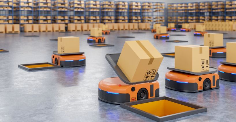 army-robots-efficiently-sorting-hundreds-parcels-per-hour-automated-guided-vehicle